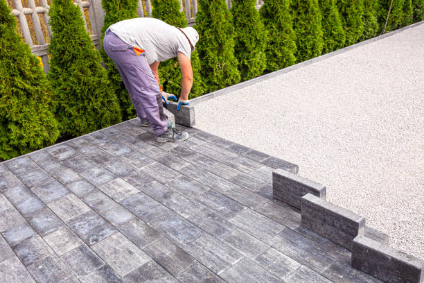 Permeable Paver Driveway in Anson, TX